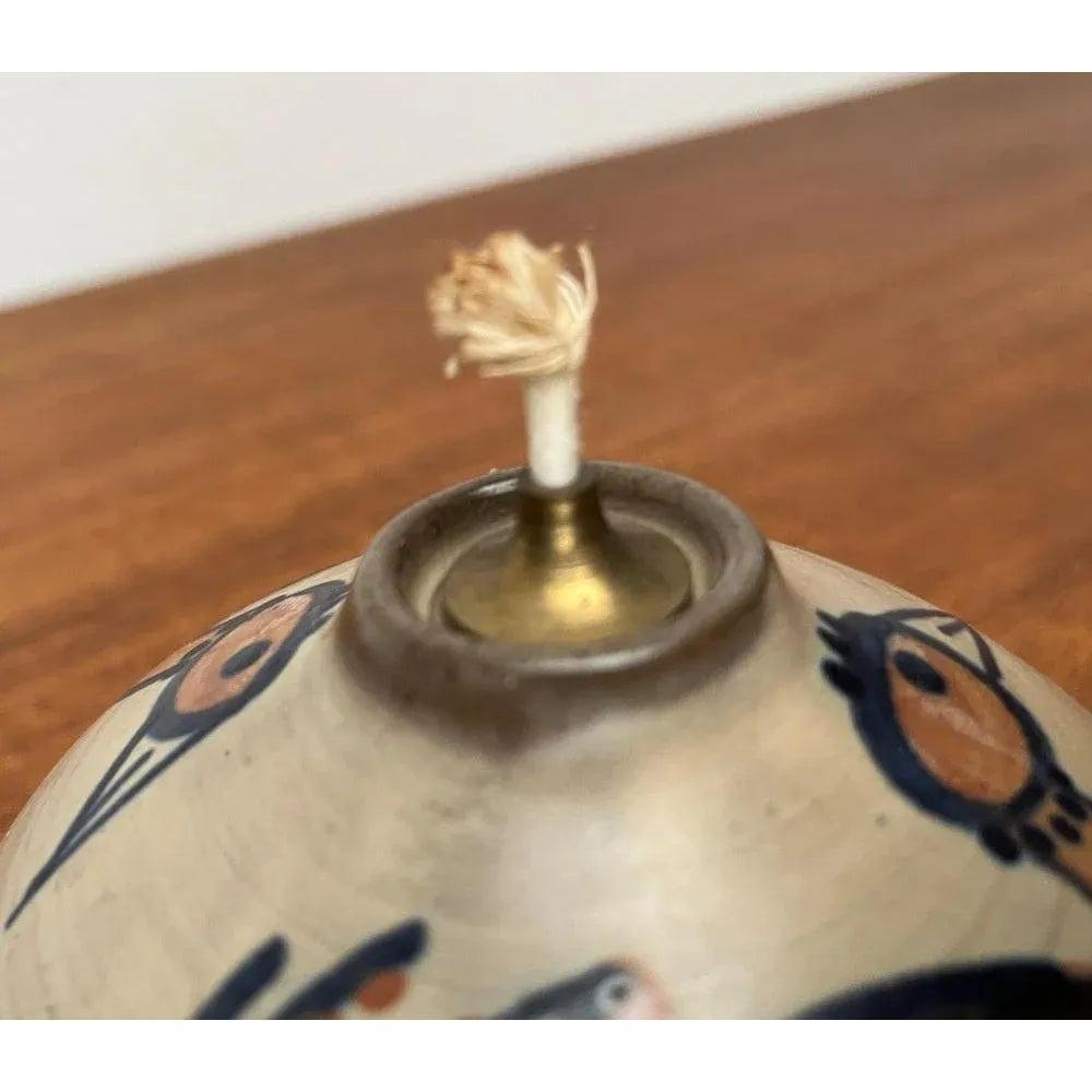 Mid-Century Danish Studio Pottery Oil Lamp from Willer Keramik, 1960s For Sale 2