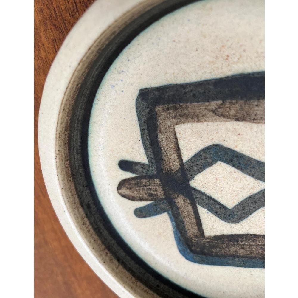 20th Century Mid-Century Danish Studio Pottery Stoneware Bowl from Okela, 1960s For Sale