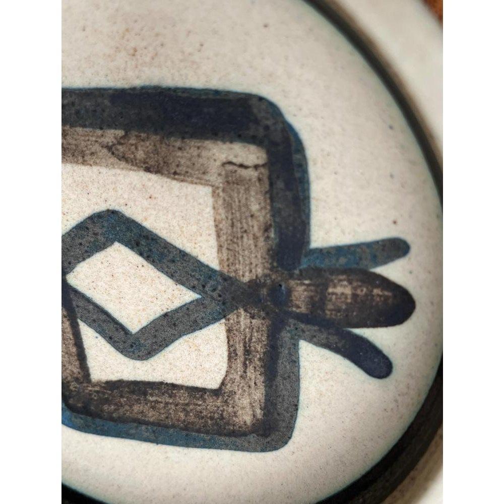 Mid-Century Danish Studio Pottery Stoneware Bowl from Okela, 1960s For Sale 1