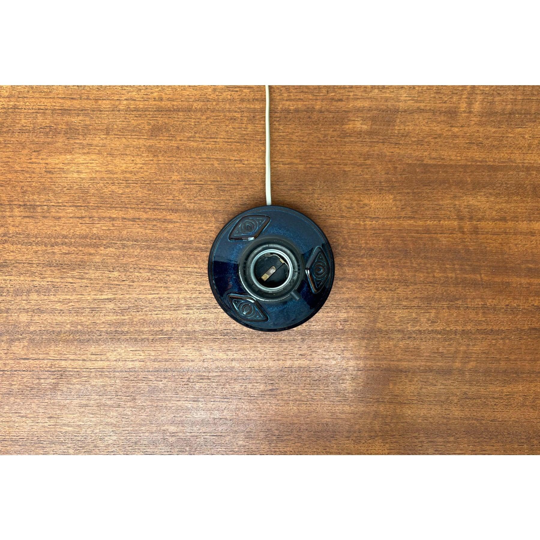 Lampada da tavolo in Studio Pottery danese di metà secolo di Einar Johansen per Søholm, anni '60 in vendita 6