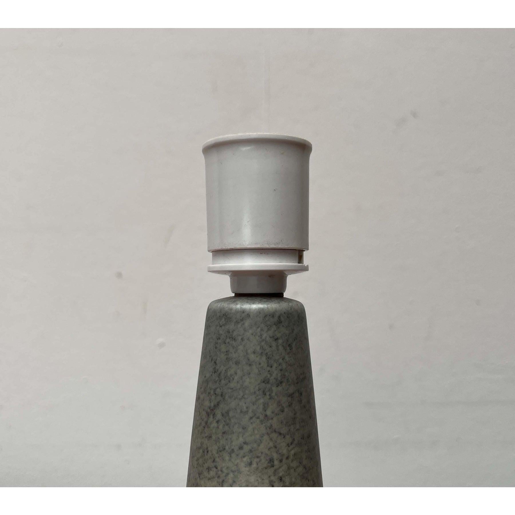 Lampada da tavolo in Studio Pottery danese di metà secolo di Einar Johansen per Søholm, anni '60 in vendita 6