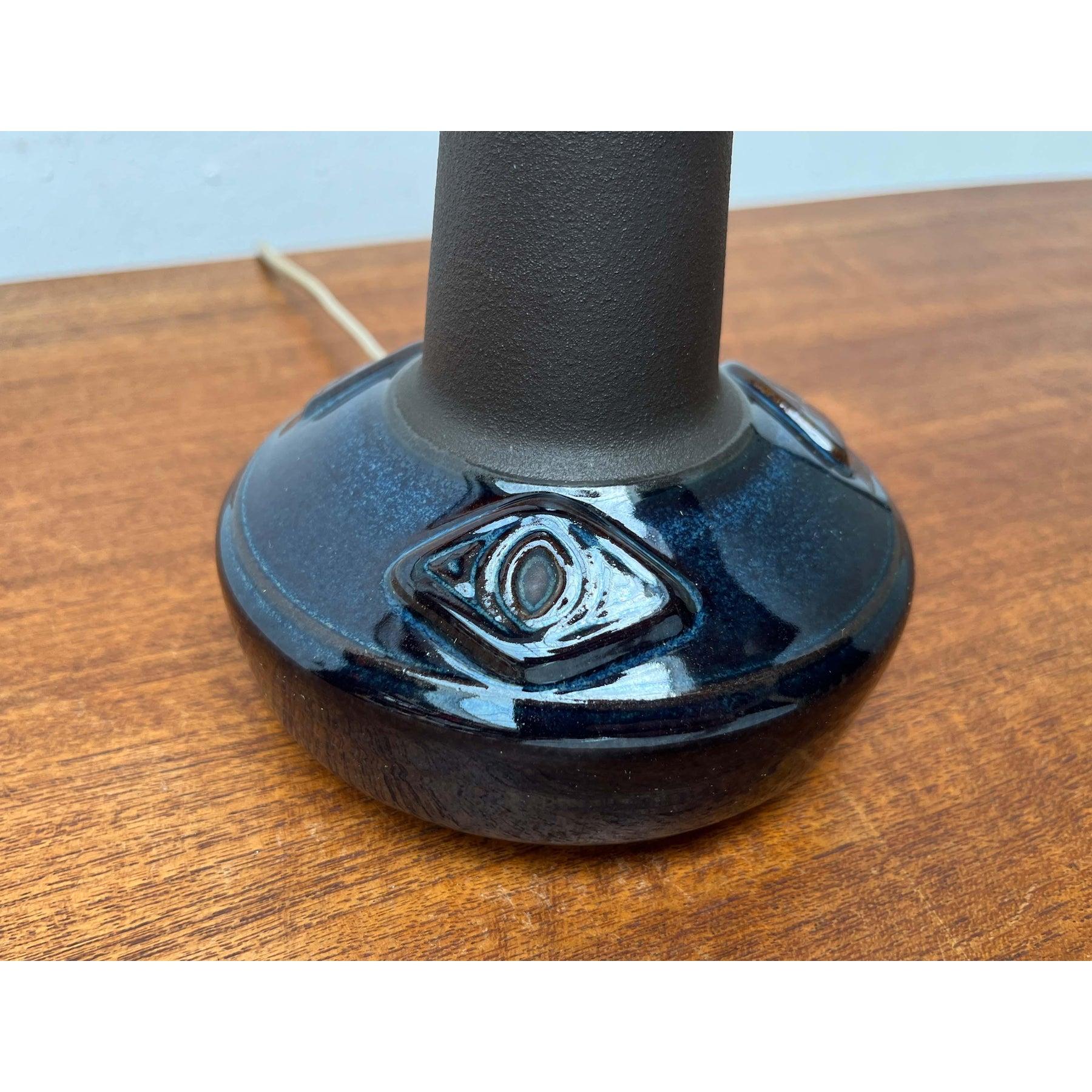 Lampada da tavolo in Studio Pottery danese di metà secolo di Einar Johansen per Søholm, anni '60 in vendita 7