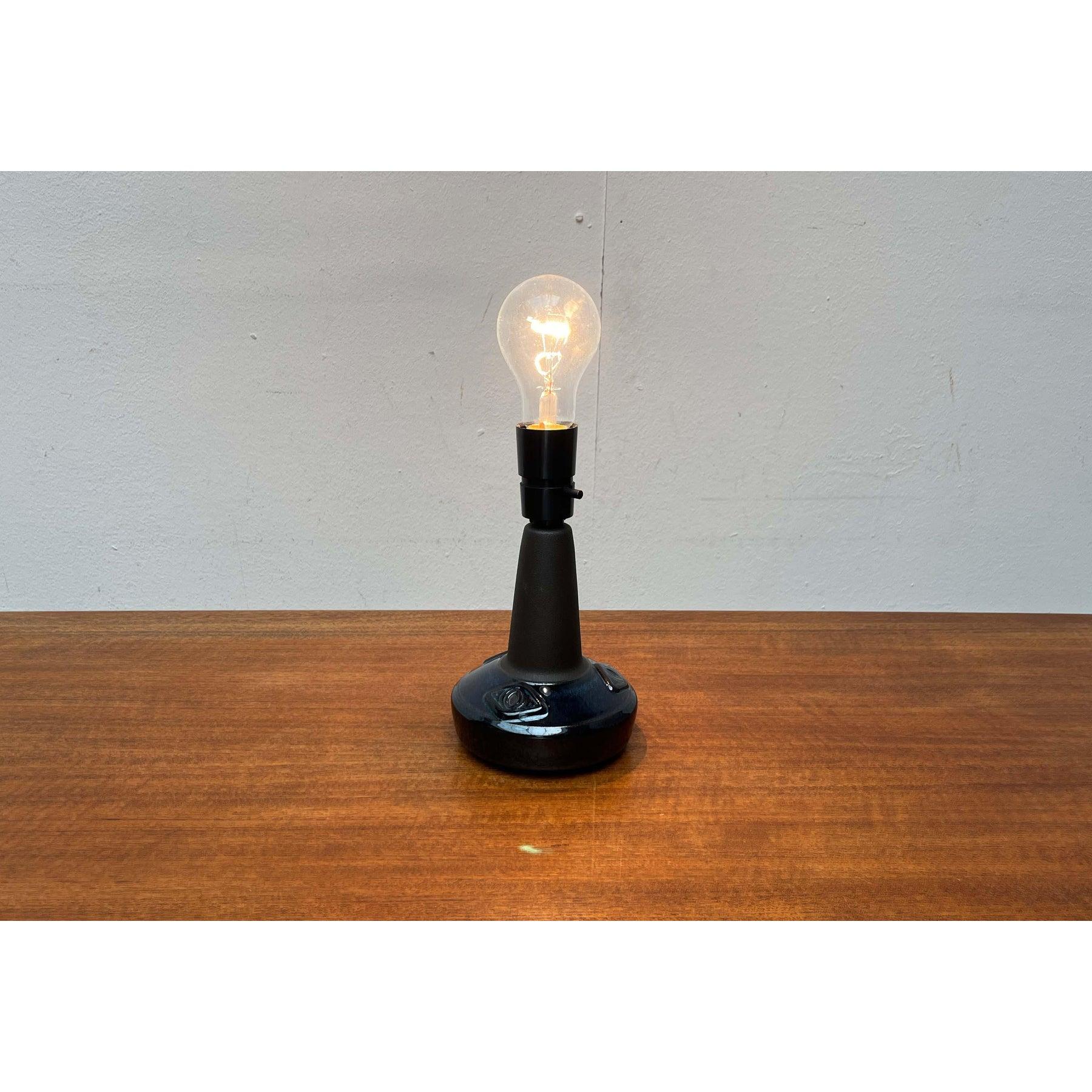 Lampada da tavolo in Studio Pottery danese di metà secolo di Einar Johansen per Søholm, anni '60 in vendita 11