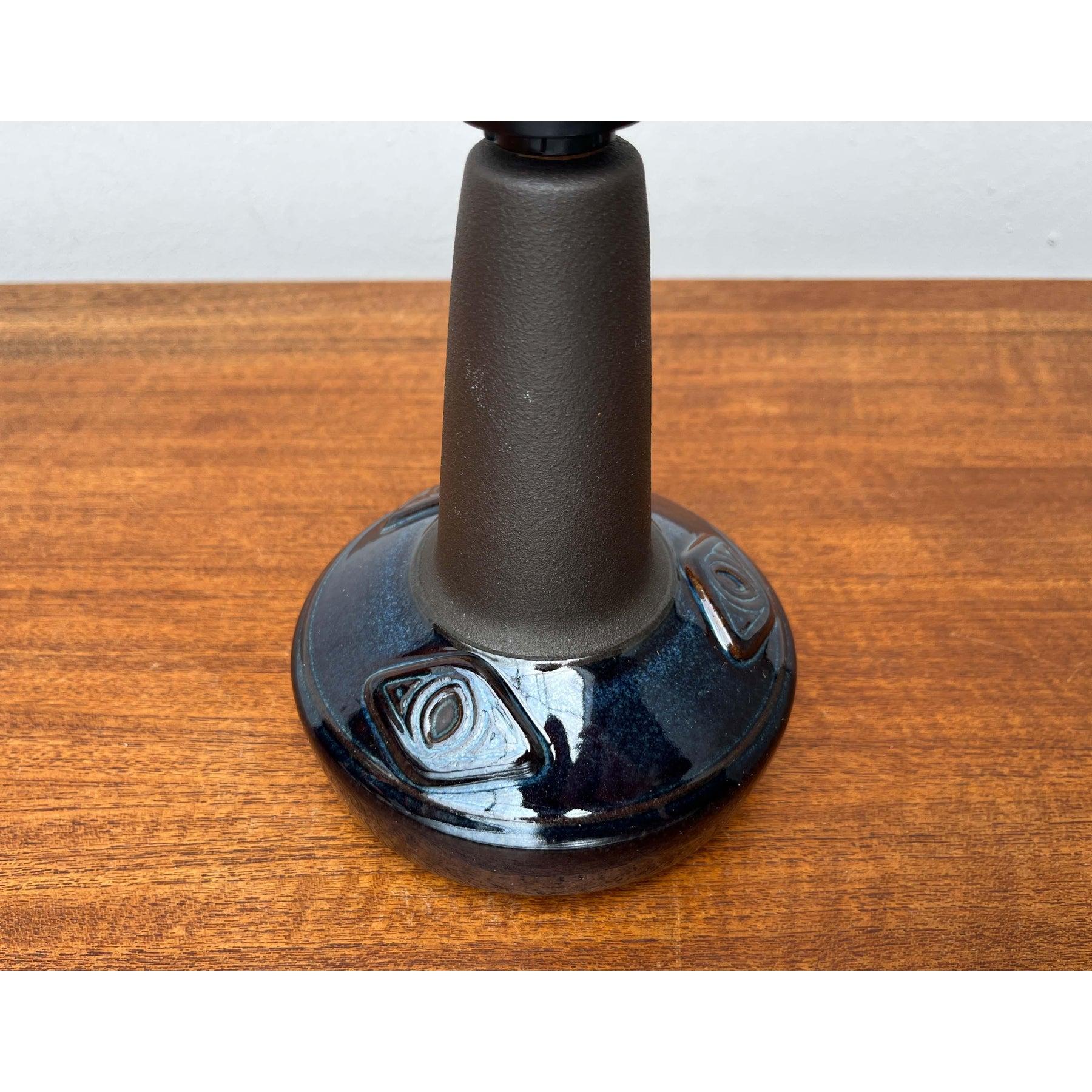 Mid-Century moderno Lampada da tavolo in Studio Pottery danese di metà secolo di Einar Johansen per Søholm, anni '60 in vendita