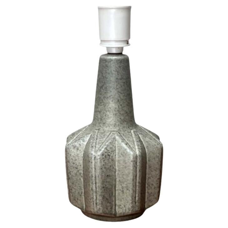 Lampada da tavolo in Studio Pottery danese di metà secolo di Einar Johansen per Søholm, anni '60