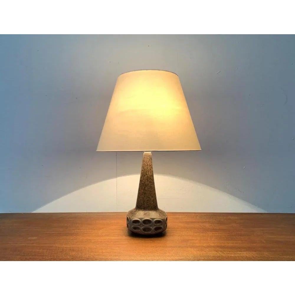 Mid-Century Danish Studio Pottery Table Lamp by Marianne Stark, 1960s In Excellent Condition For Sale In Hamburg, DE