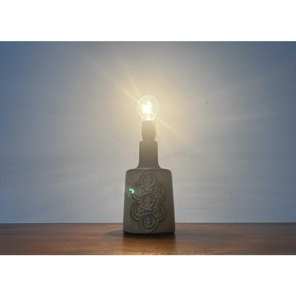 Lampe de table du milieu du siècle en Studio Pottery danois de Frank Keramik, années 1960 en vente 6