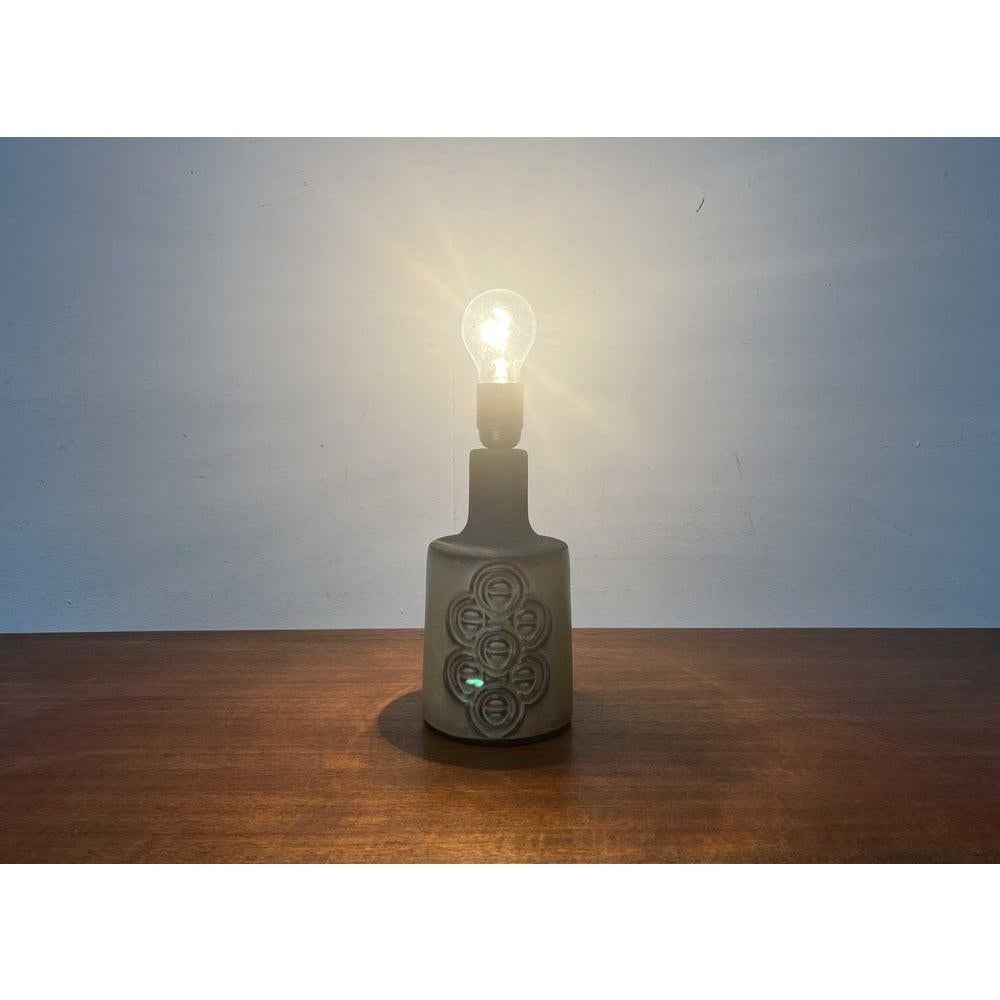 Lampe de table du milieu du siècle en Studio Pottery danois de Frank Keramik, années 1960 en vente 7