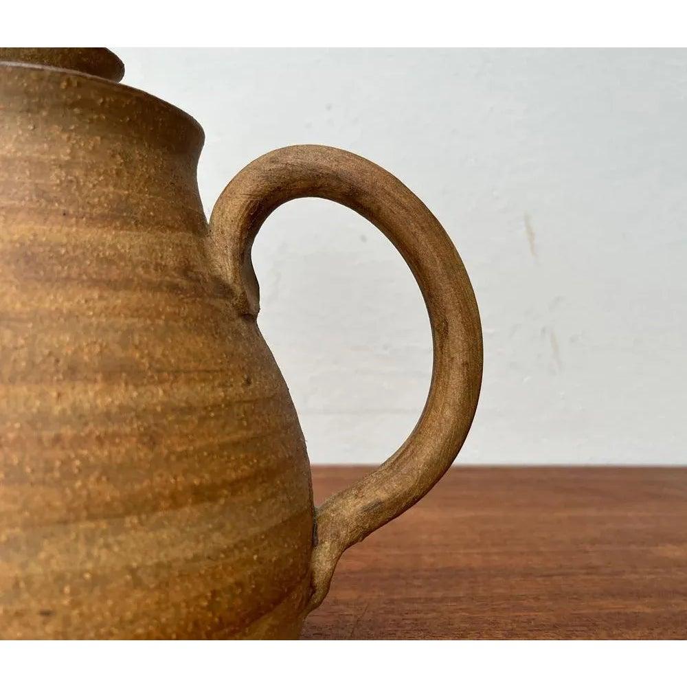 Théière du Studio Pottery danois du milieu du siècle 1976 en vente 3