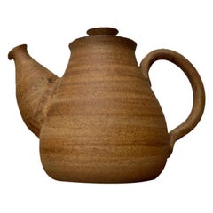 Tetera danesa de mediados de siglo de Studio Pottery 1976