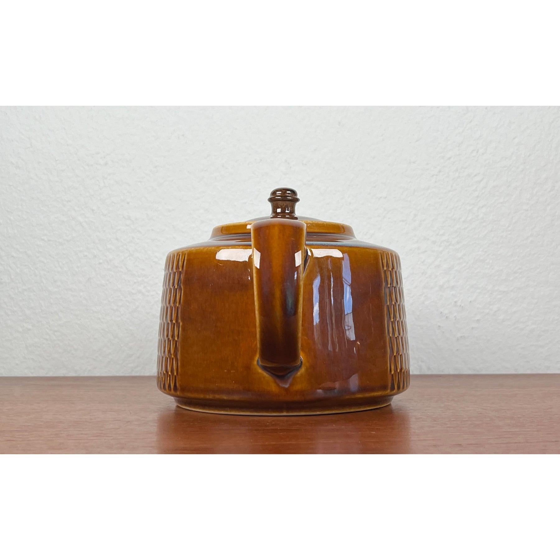Ceramic Mid-Century Danish Studio Pottery Teapot from Søholm, 1960s For Sale