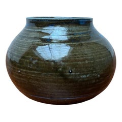 Jarrón danés de mediados de siglo Studio Pottery de Cecilie Frausing, años 60