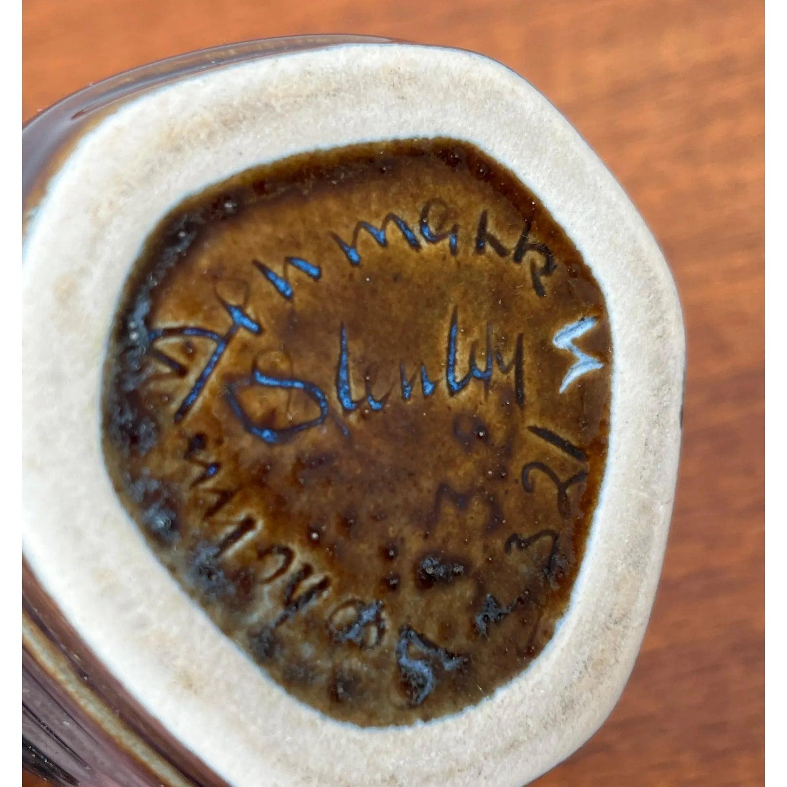 Vaso in Studio Pottery danese di metà secolo di Einar Johansen per Søholm, anni '60 in vendita 5