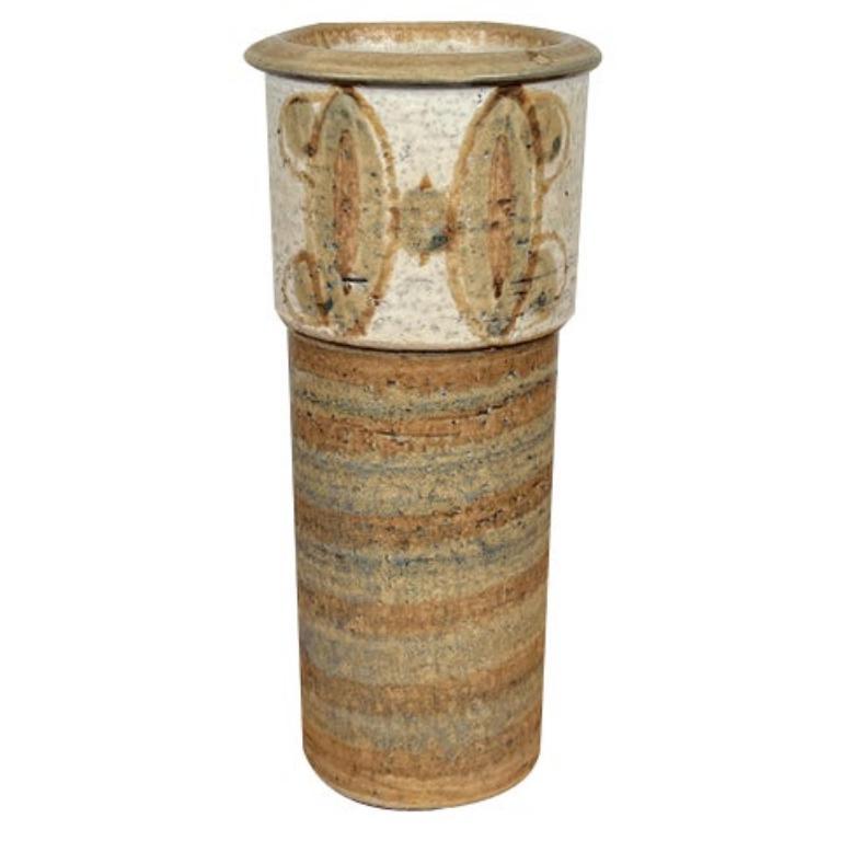 Vaso in Studio Pottery danese di metà secolo di Svend Aage Jensen per Søholm, anni '60 in vendita