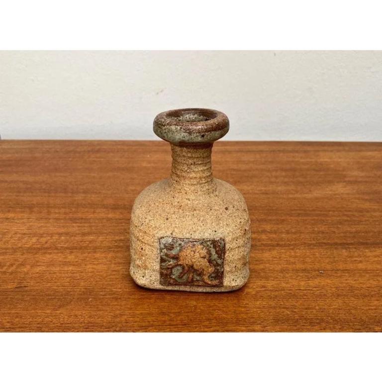 Vaso in Studio Pottery danese del 1960 di Tue Poulsen, metà secolo in vendita 4