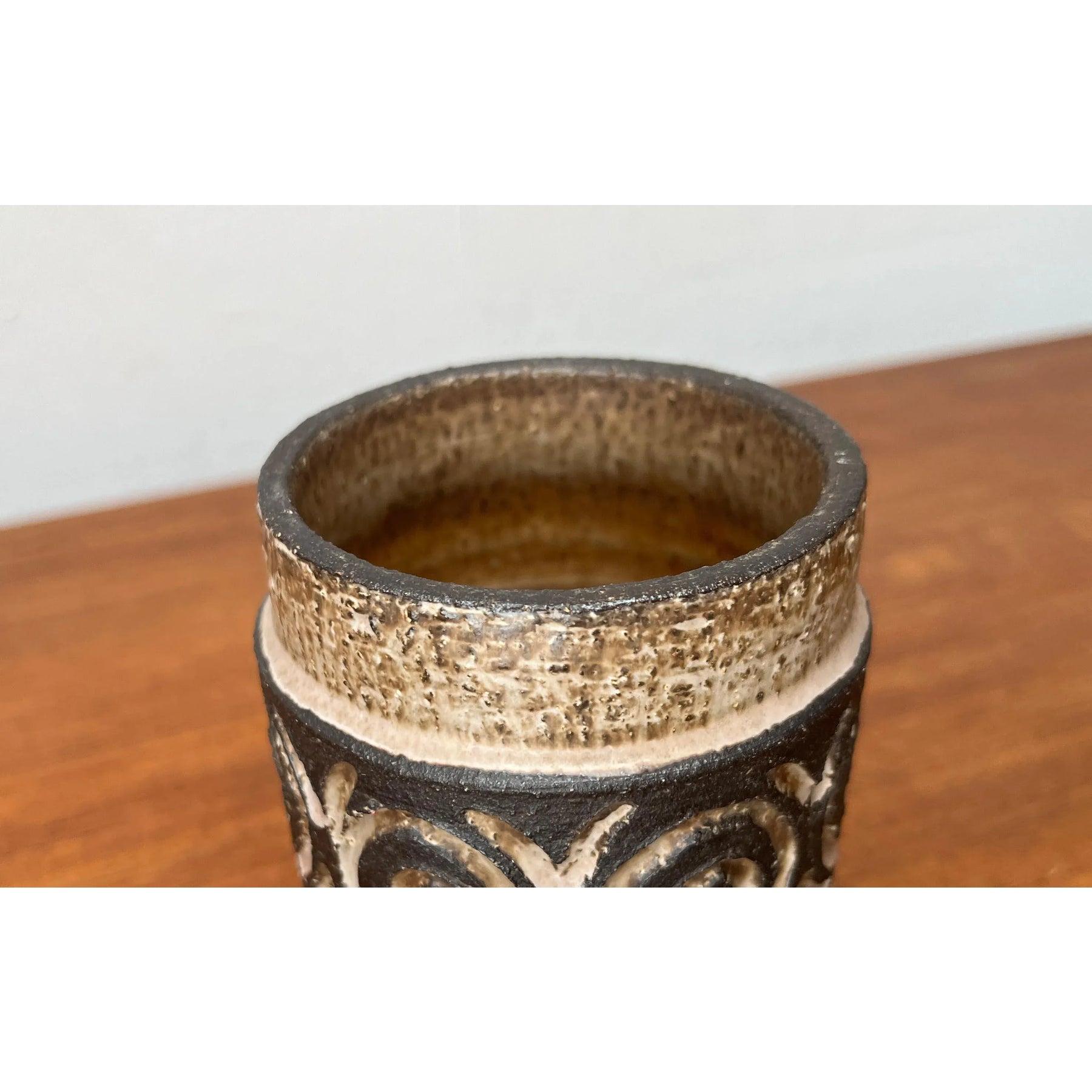 Vaso di Studio Pottery danese di metà secolo di Lovemose Denmark, anni '60 in vendita 3