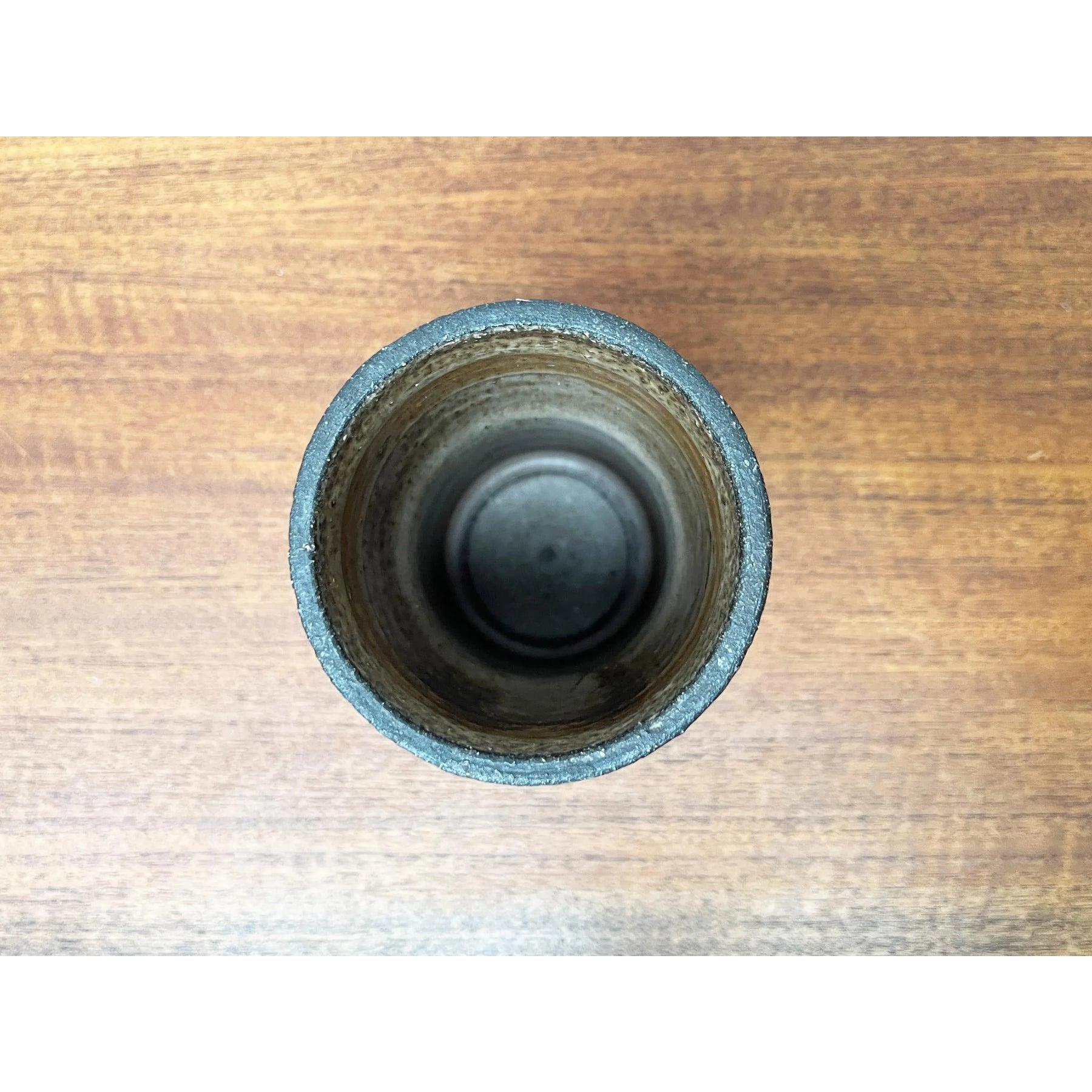 Mid-Century moderno Vaso di Studio Pottery danese di metà secolo di Lovemose Denmark, anni '60 in vendita