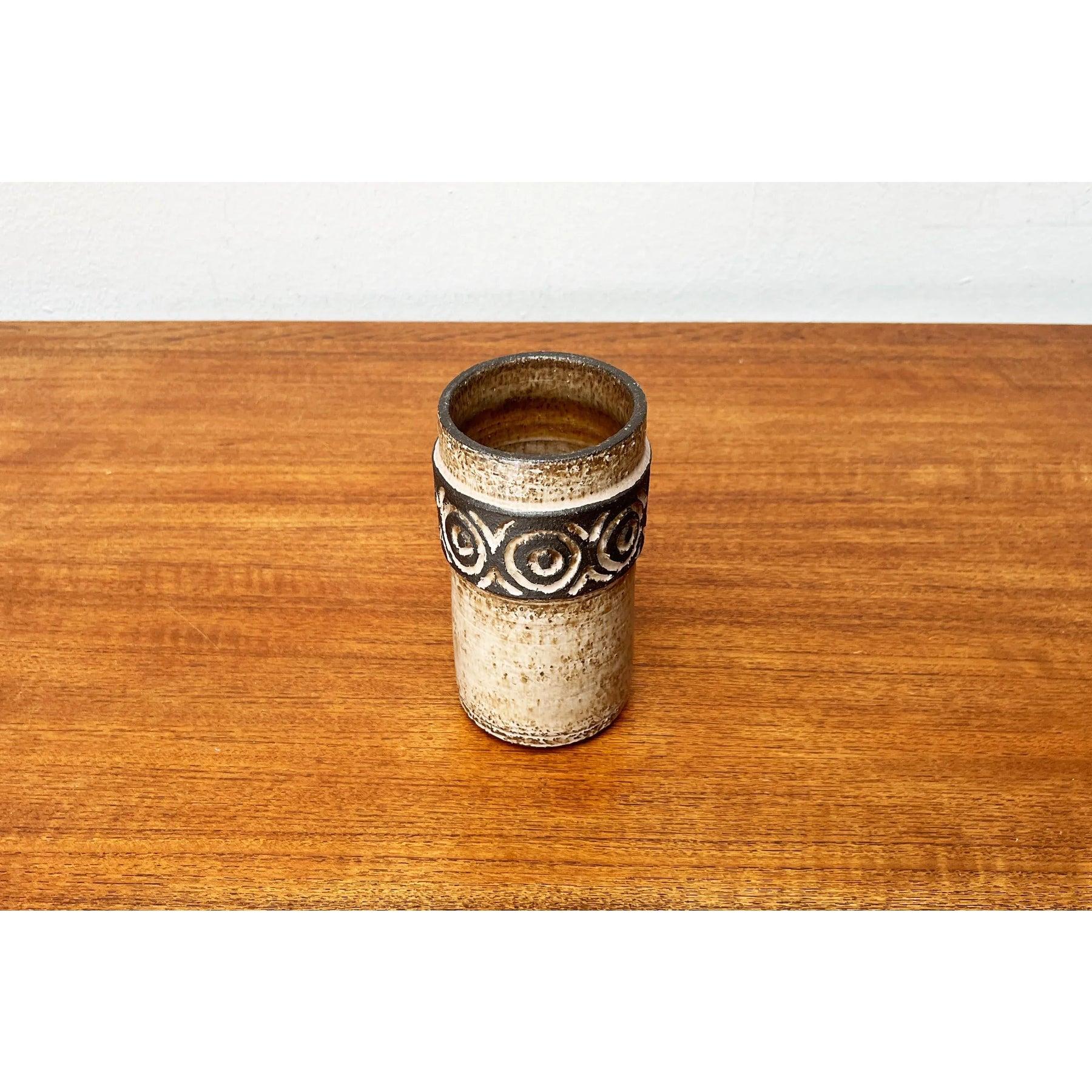 Danese Vaso di Studio Pottery danese di metà secolo di Lovemose Denmark, anni '60 in vendita