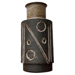 Mid-Century Danish Studio Pottery Vase from Lovemose Denmark, 1960s