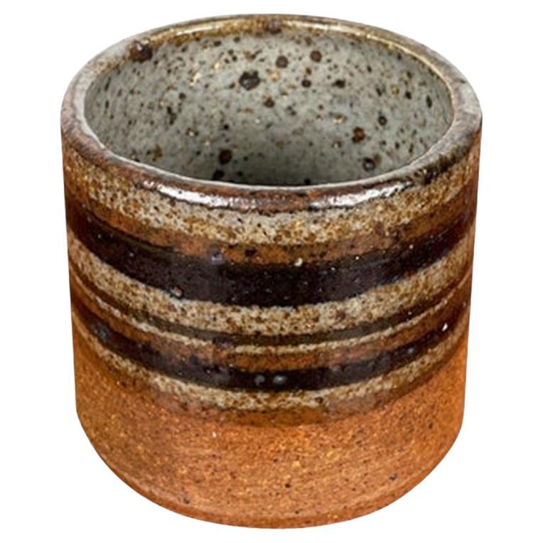 Vaso di Studio Pottery danese di metà secolo di Studio Pottery, anni '60
