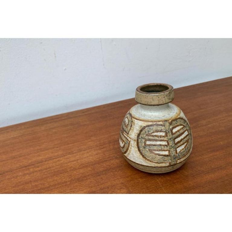 Vaso di Studio Pottery danese di metà secolo di Søholm, anni '60 in vendita 3