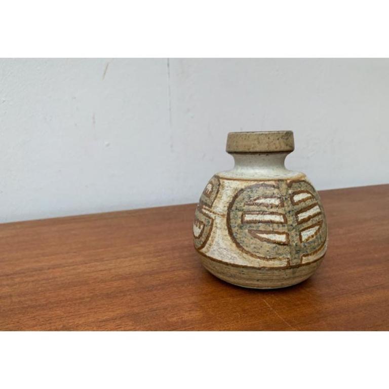 Vaso di Studio Pottery danese di metà secolo di Søholm, anni '60 in vendita 4