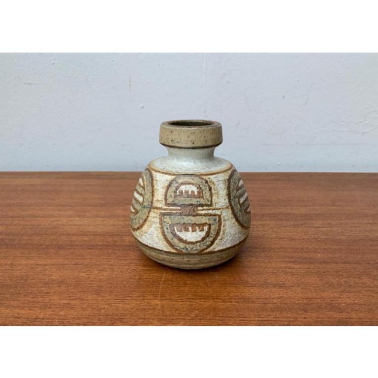 Vaso di Studio Pottery danese di metà secolo di Søholm, anni '60 in vendita 5