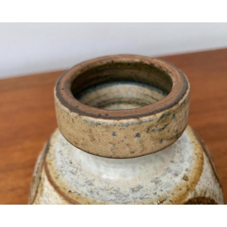 Vaso di Studio Pottery danese di metà secolo di Søholm, anni '60 In condizioni ottime in vendita a Hamburg, DE