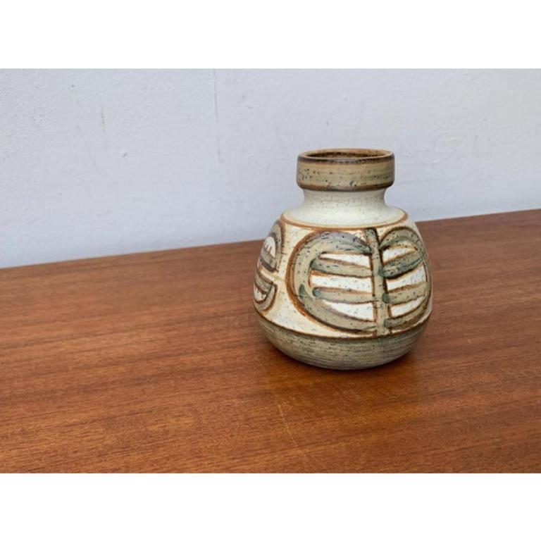 Vaso di Studio Pottery danese di metà secolo di Søholm, anni '60 In condizioni ottime in vendita a Hamburg, DE