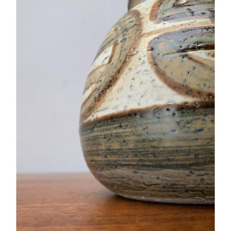 XX secolo Vaso di Studio Pottery danese di metà secolo di Søholm, anni '60 in vendita