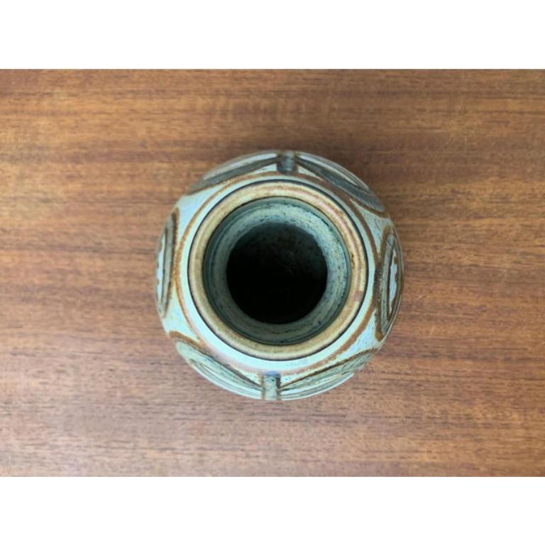 Ceramica Vaso di Studio Pottery danese di metà secolo di Søholm, anni '60 in vendita