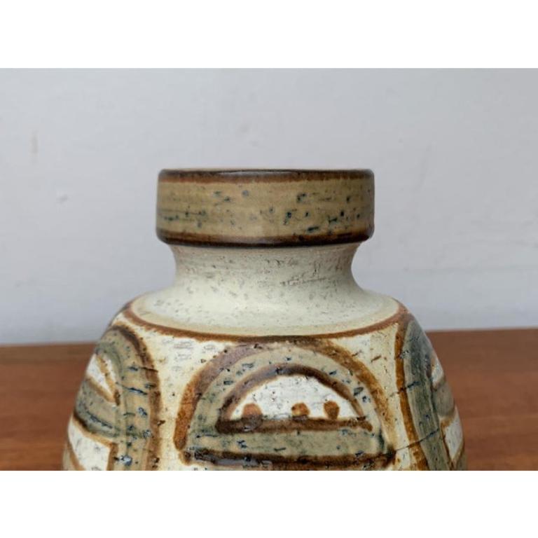 Vaso di Studio Pottery danese di metà secolo di Søholm, anni '60 in vendita 1