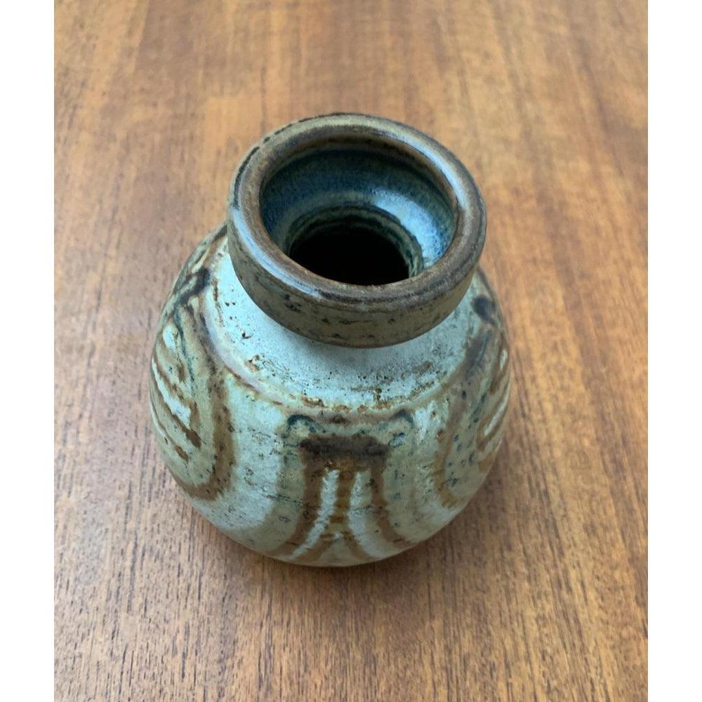 Danese Vaso di Studio Pottery danese di metà secolo di Søholm in vendita
