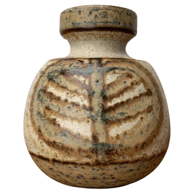 Dänische Studio Pottery Vase aus der Jahrhundertmitte von Søholm