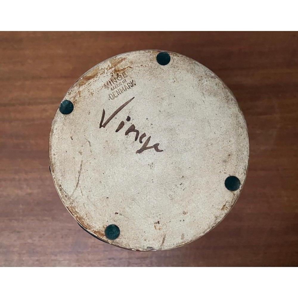 Vaso di Studio Pottery danese di metà secolo di Vinge, anni '60 in vendita 3