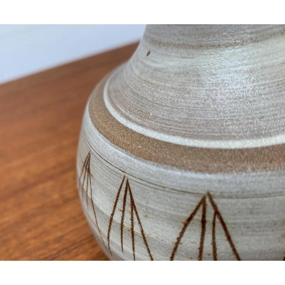 Cotto Vaso di Studio Pottery danese di metà secolo in gres di Noomi Backhausen, anni '60 in vendita