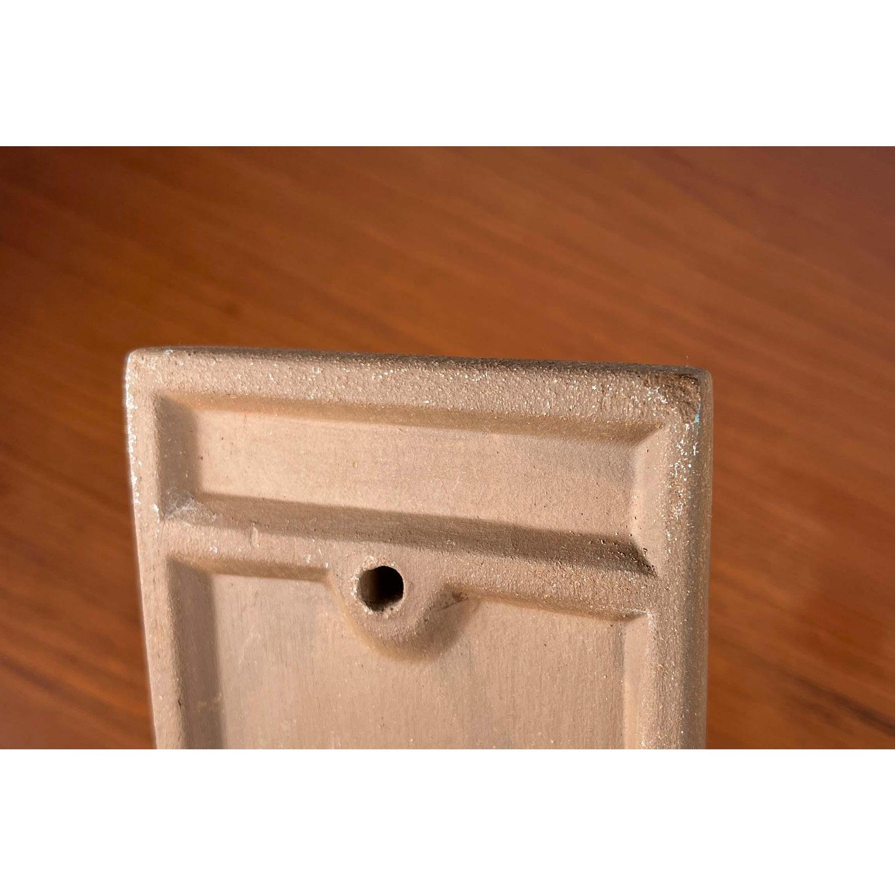 Portavelas de pared de Studio Pottery danés de mediados de siglo de Knabstrup, años 60 en venta 5