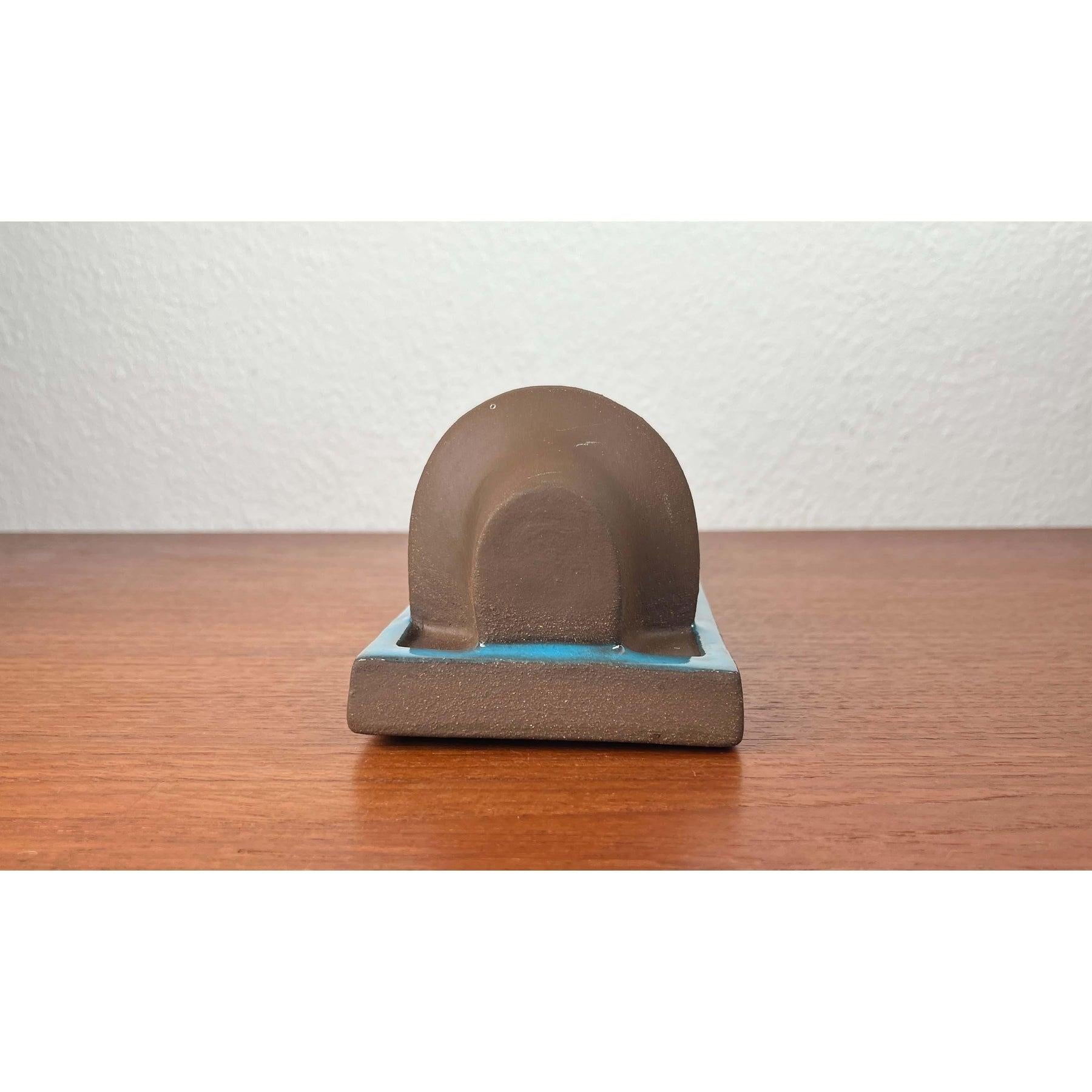 Portavelas de pared de Studio Pottery danés de mediados de siglo de Knabstrup, años 60 en venta 2