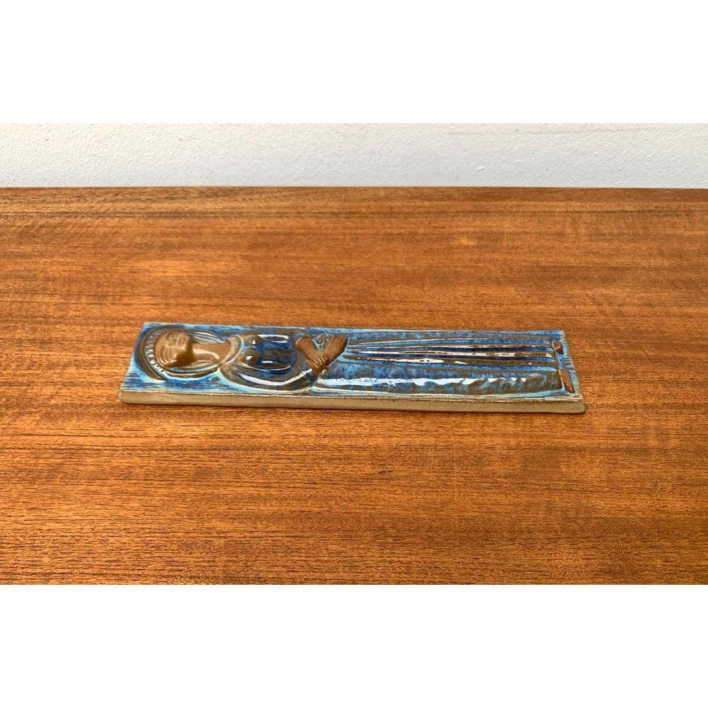 Dänische Studio Pottery Wandtafel aus der Jahrhundertmitte von Marianne Stark, 1960er Jahre im Angebot 1