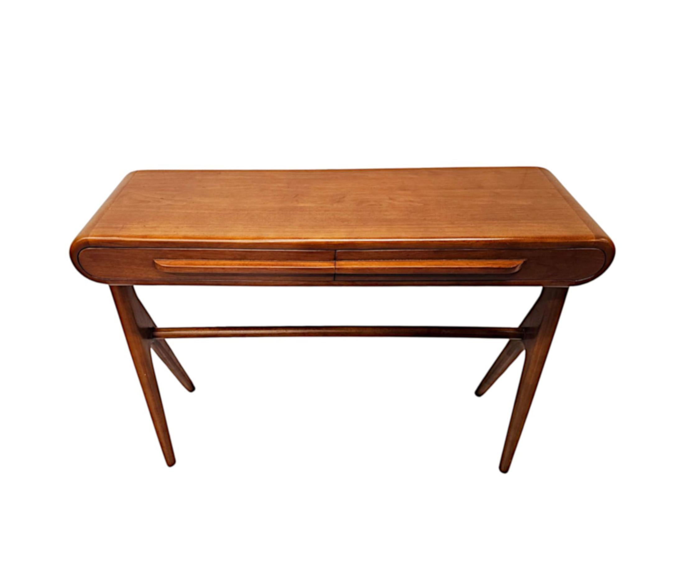 French Mid Century Danish Style Console or Side Table For Sale