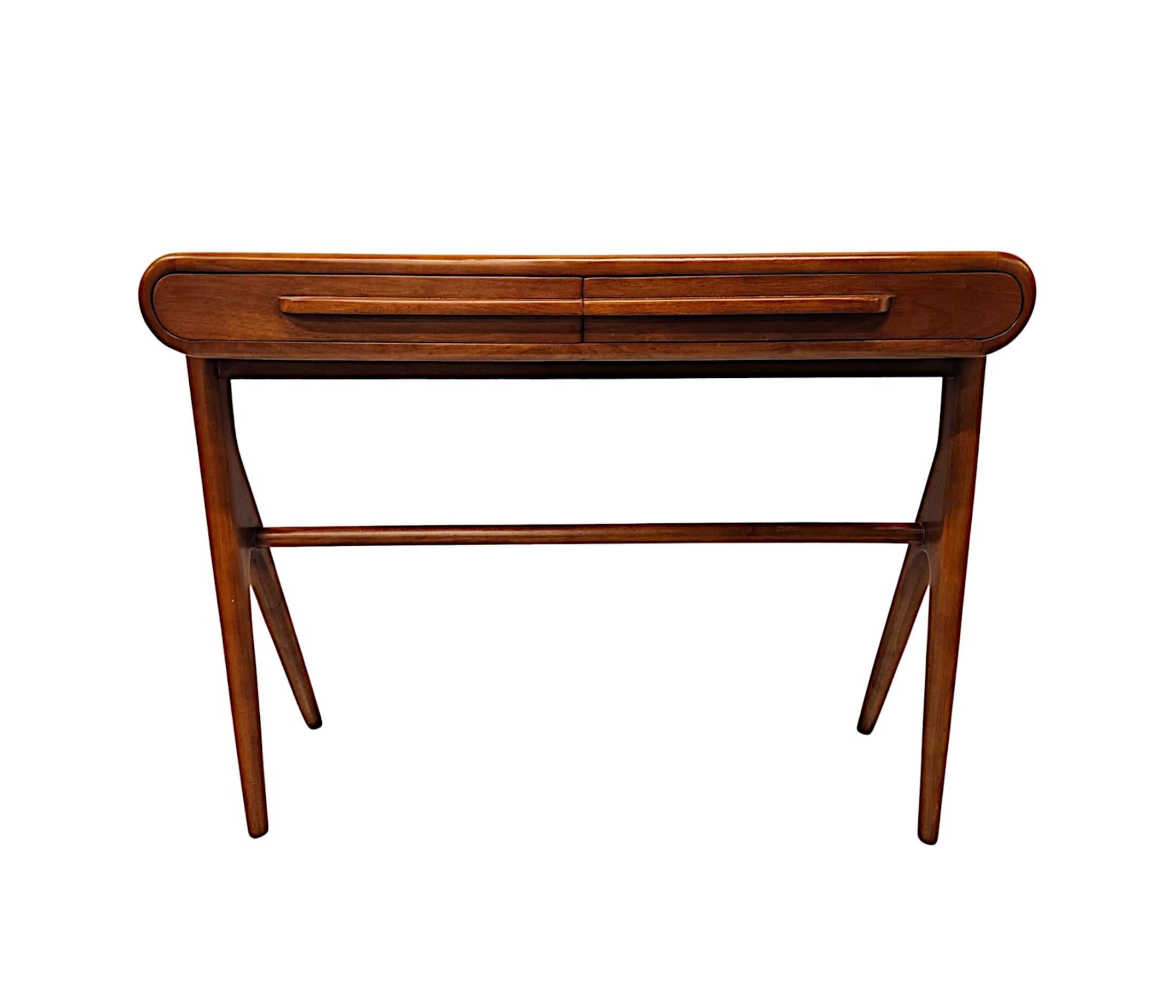 Mid Century Danish Style Console or Side Table In New Condition For Sale In Dublin, IE