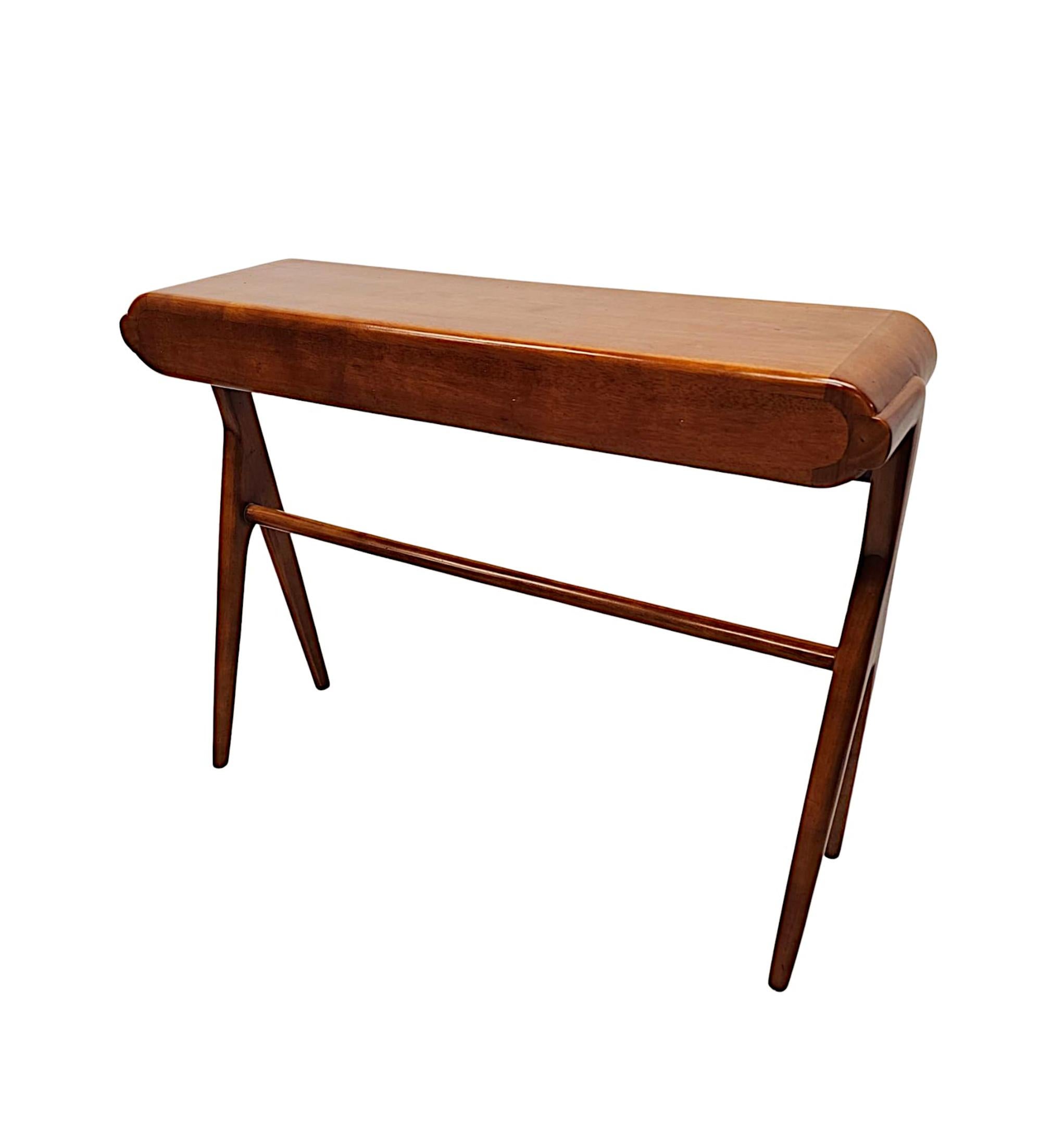 Mid Century Danish Style Console or Side Table For Sale 2