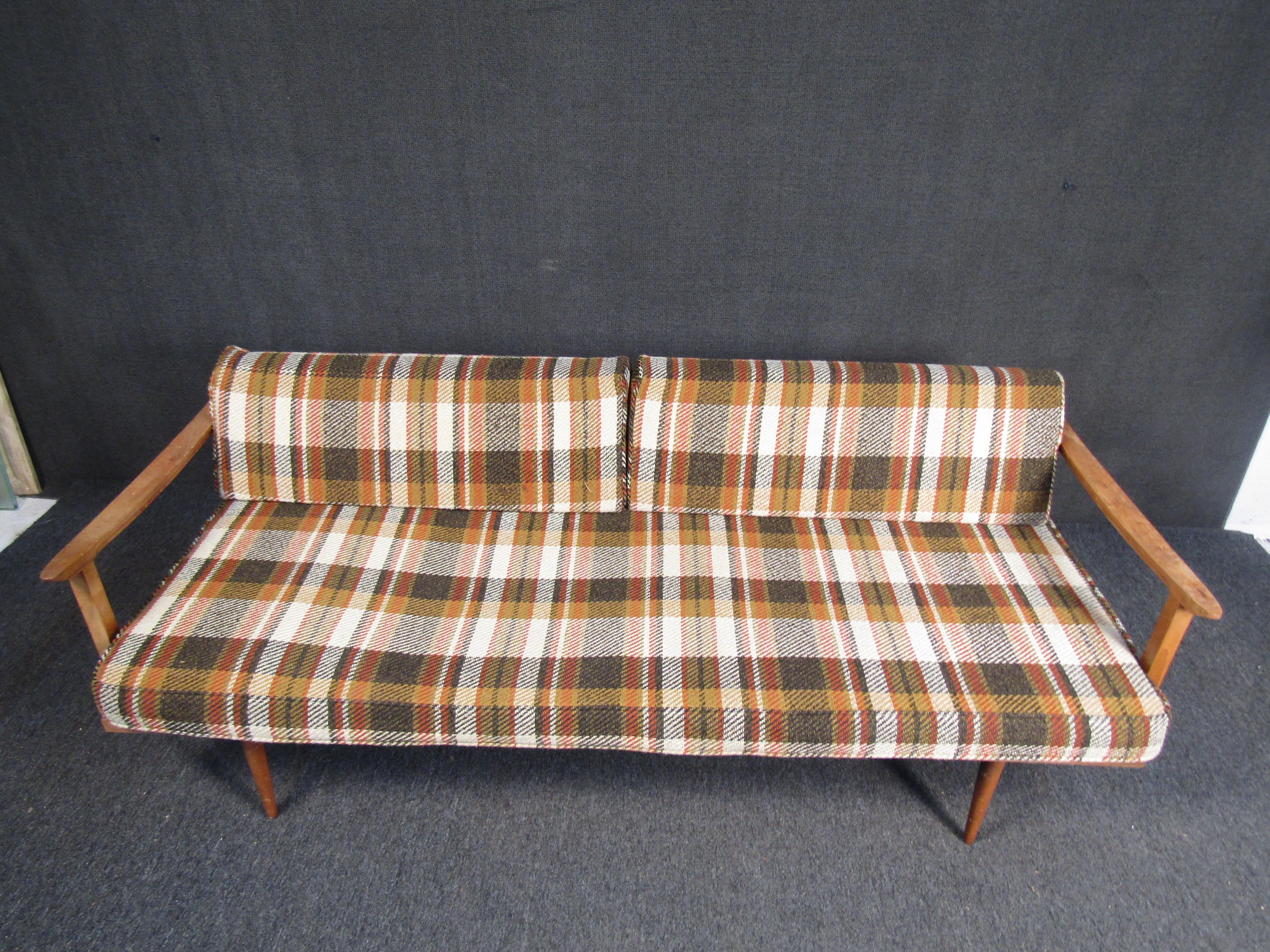 Danish style couch, made in Yugoslavia. Classic 60s&70s design. 

(Please confirm item location - NY or NJ - with dealer).
 