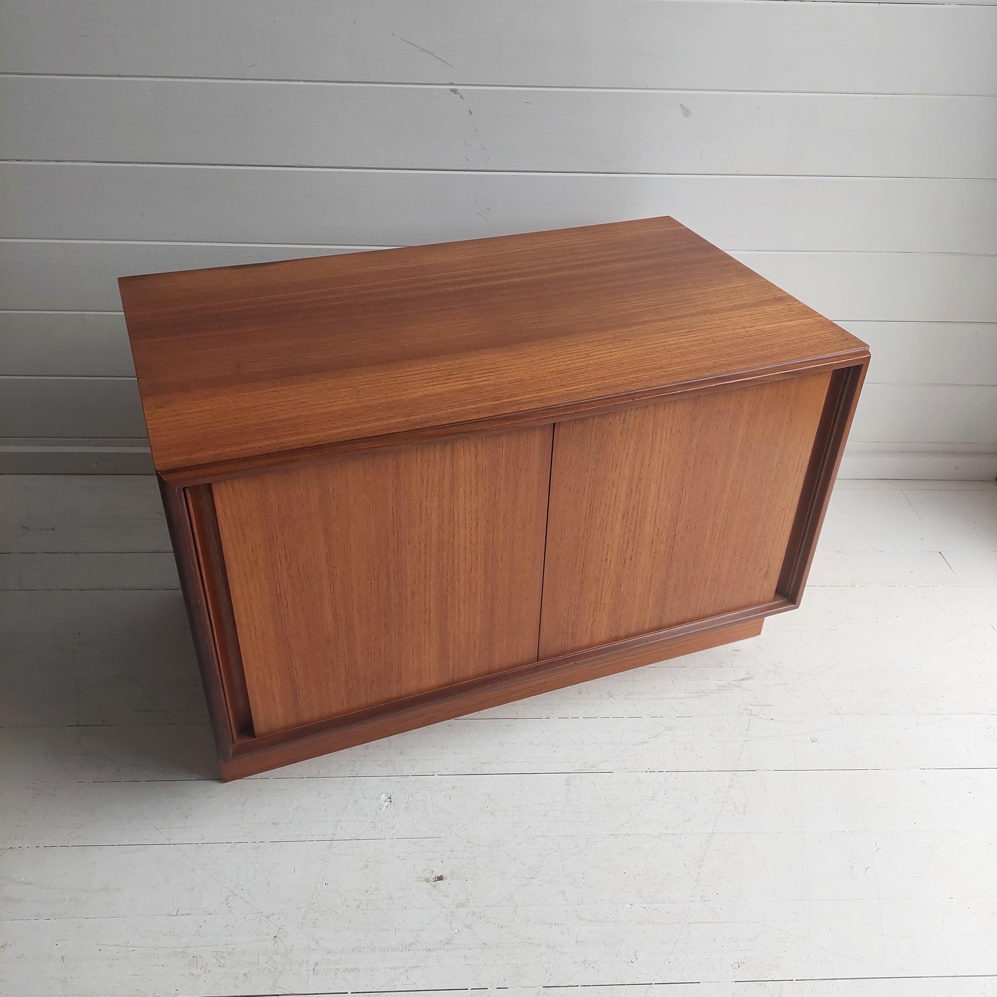 Mid-Century Modern Mid Century Danish Style G Plan ‘Form 5’ Teak Low compact Sideboard storage unit