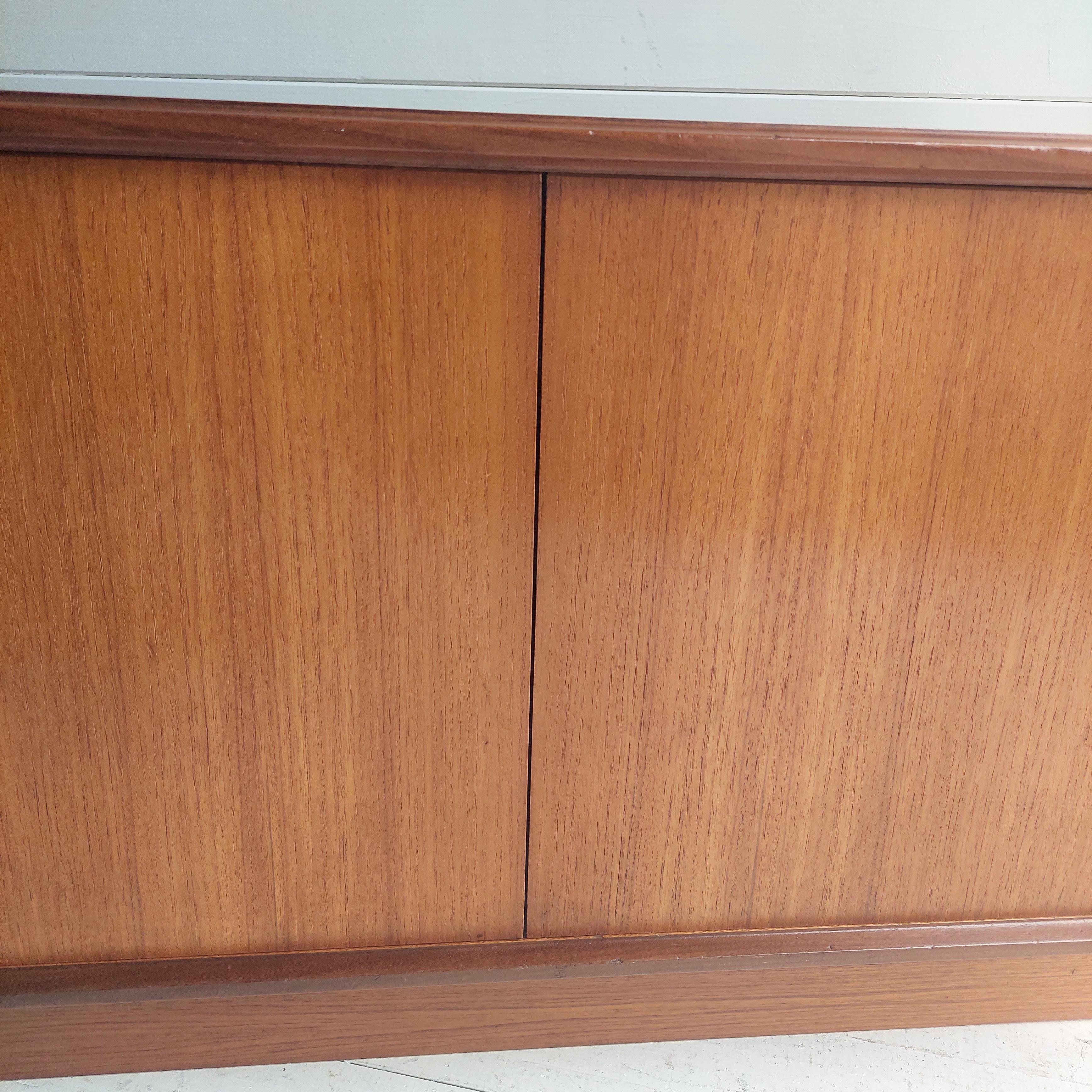 British Mid Century Danish Style G Plan ‘Form 5’ Teak Low compact Sideboard storage unit