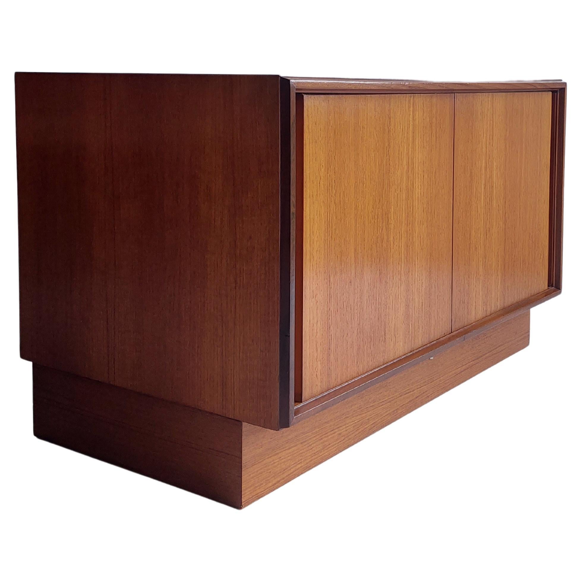 Mid Century Danish Style G Plan ‘Form 5’ Teak Low compact Sideboard storage unit