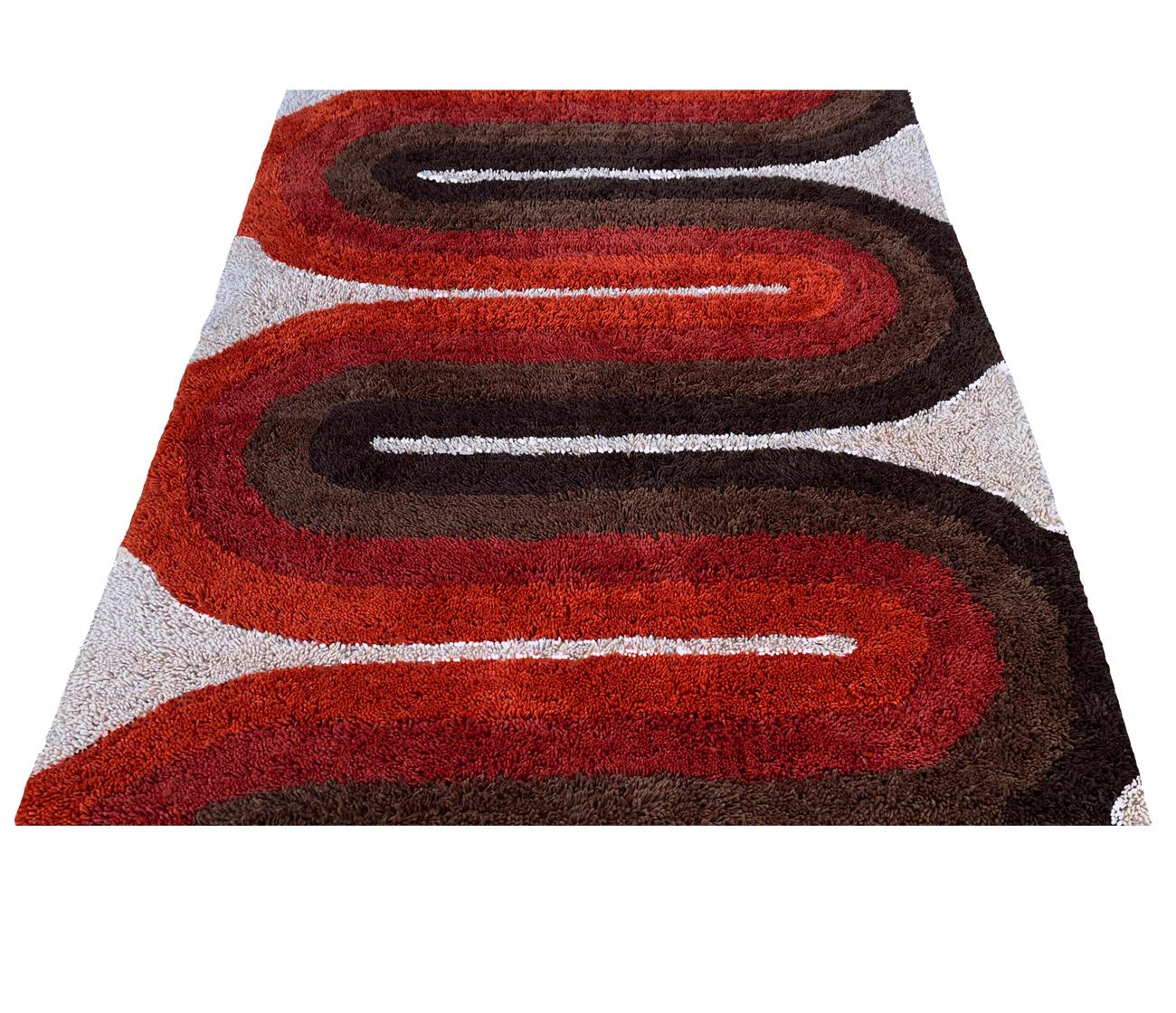 We are proud to offer these brand new, finely crafted, high quality designer shag rugs. These are truly inspired by the Classic Scandinavian rug designs of the 1950’s and 1960’s. The entire look and feel were made to bring you back in time, from the