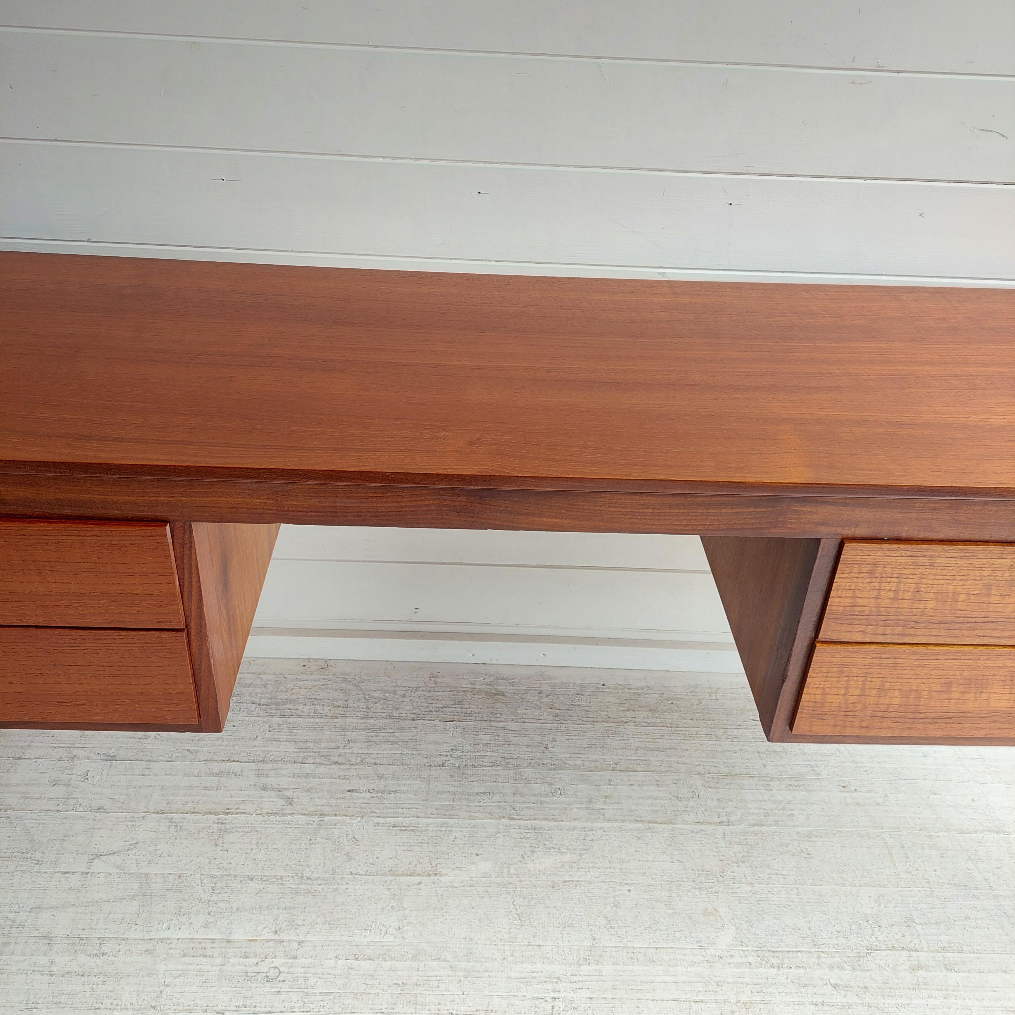 Mid Century  Danish style Teak Dressing table Desk Heals Of London, 60s For Sale 5