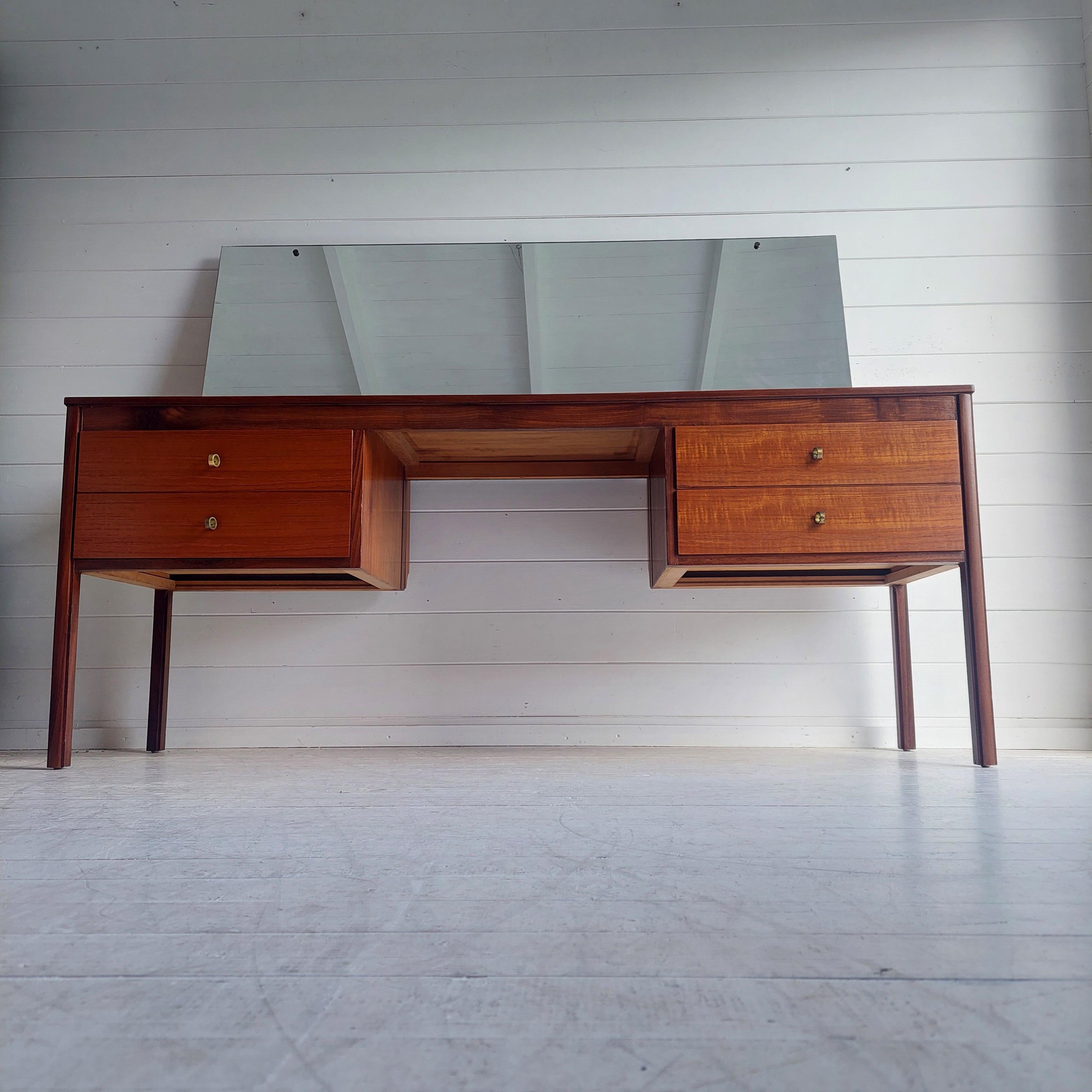 Mid Century  Danish style Teak Dressing table Desk Heals Of London, 60s For Sale 2