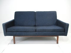 Jens Risom Mid Century Danish Styled Loveseat ( B )